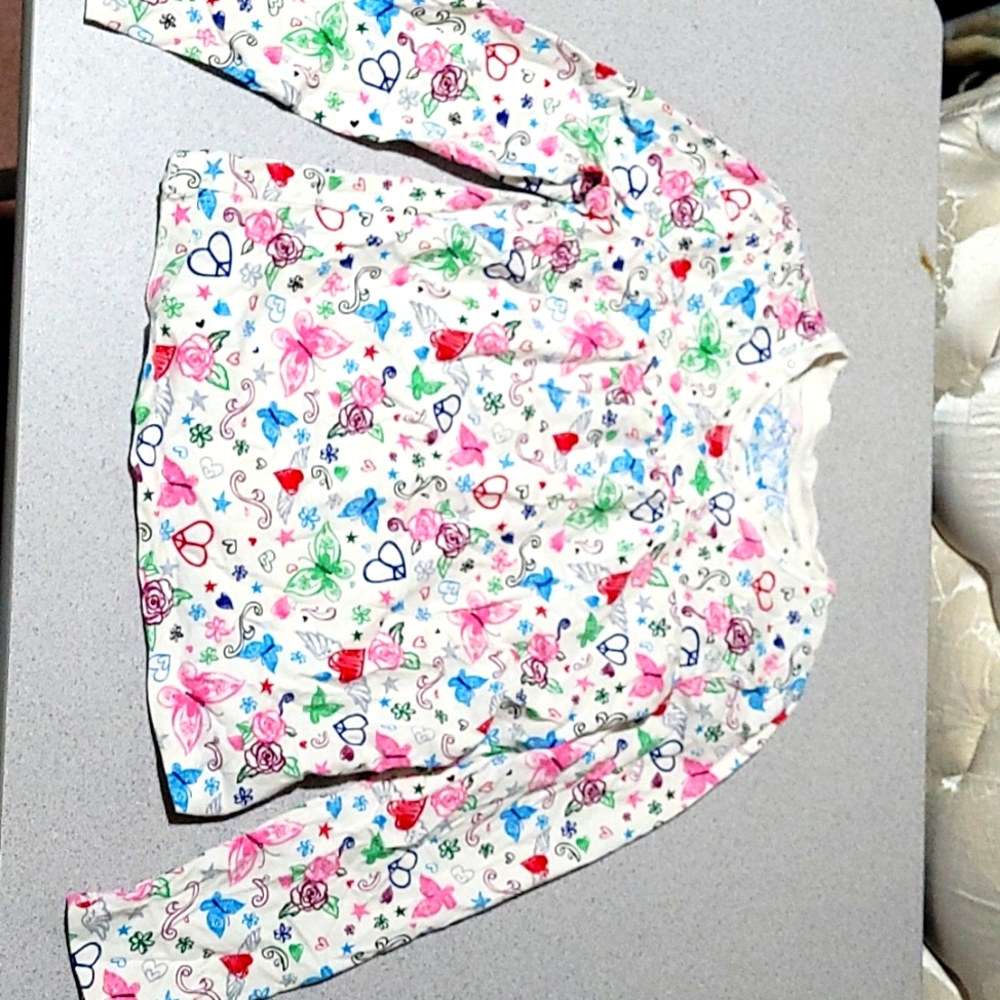 collar sequnced beautifully girly peace printed shirt
